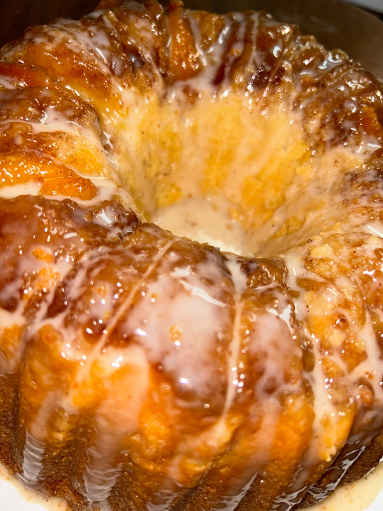 Peach Cobbler Pound Cake